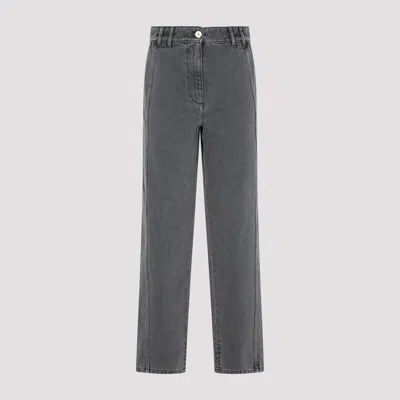 Patou Anthracite Cargo Cotton Trousers