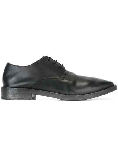 Marsèll Distressed Derby Shoes In Black