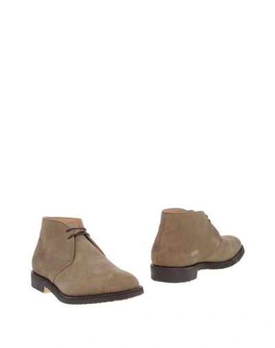 Shop Church's Ankle Boots In Khaki
