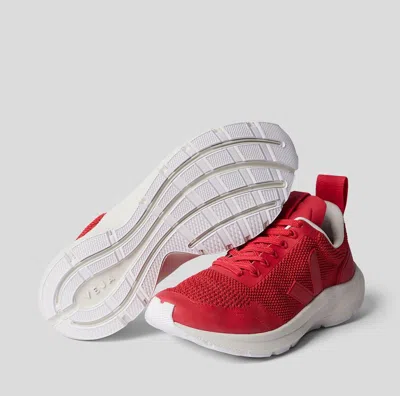 Rick Owens Red X Veja Performance Running Sneakers
