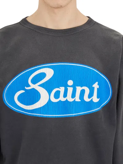Saint Mxxxxxx Felpa In Cotone Stampato