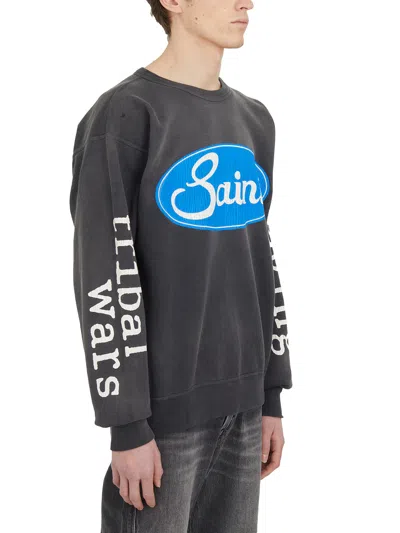 Saint Mxxxxxx Felpa In Cotone Stampato