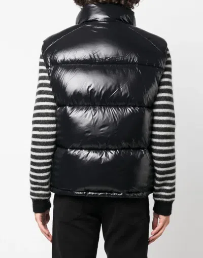 Save The Duck Aliantus Puffer Vest Jacket In Black