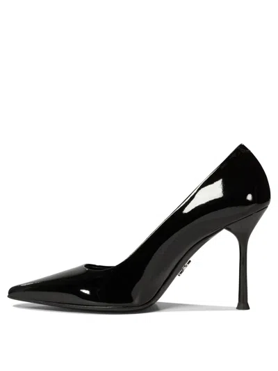 Sergio Levantesi Ella Pointed-toe Leather Pumps In Black
