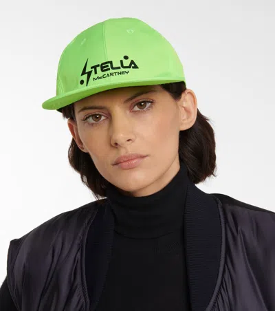 Stella Mccartney Lettering-logo Printed Cap
