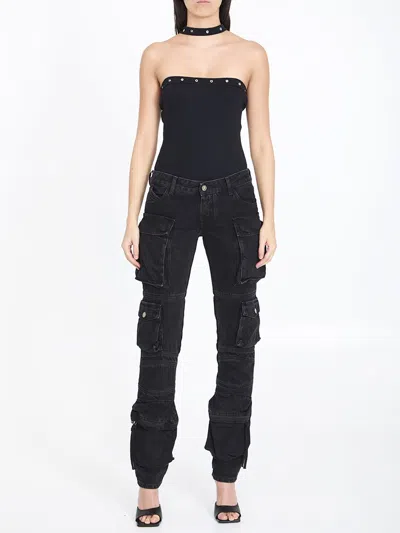 Attico Essie Flared Cargo Pants