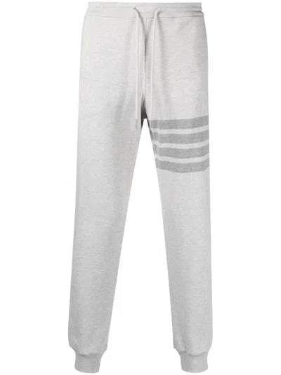 Thom Browne Sweatpants In Classic Loopback With Engineered 4 Bar Stripe