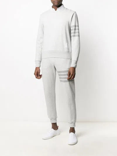 Thom Browne Sweatpants In Classic Loopback With Engineered 4 Bar Stripe