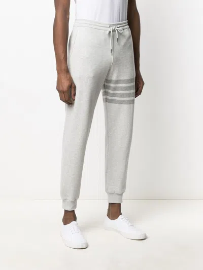 Thom Browne Sweatpants In Classic Loopback With Engineered 4 Bar Stripe