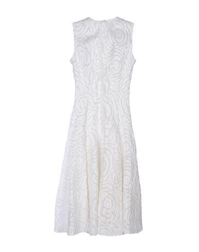 Shop Michael Kors Midi Dress In White