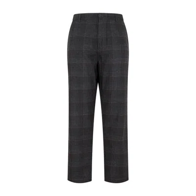 Universal Works Prince-of-wales Chino Pants In Wool Blend