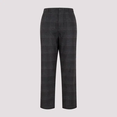 Universal Works Prince-of-wales Chino Pants In Wool Blend