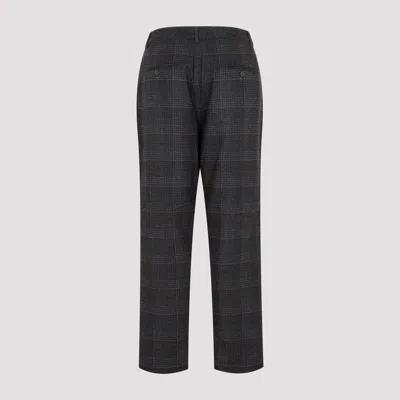 Universal Works Prince-of-wales Chino Pants In Wool Blend