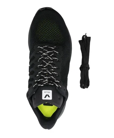 Veja Woman Sneakers Black Size 8 Textile Fibers
