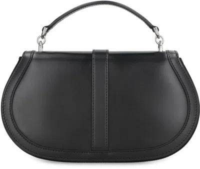 Versace Women's Greca Goddess Leather Crossbody Bag In Black
