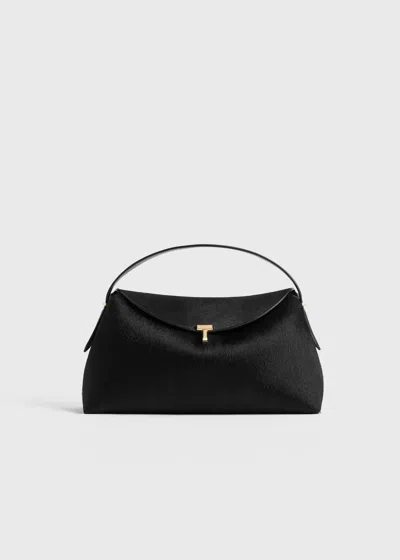 Totême Toteme Women T-lock Leather Handbag In Black
