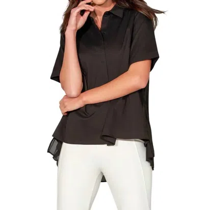 Stella Carakasi Front Row Blouse In Black In Black