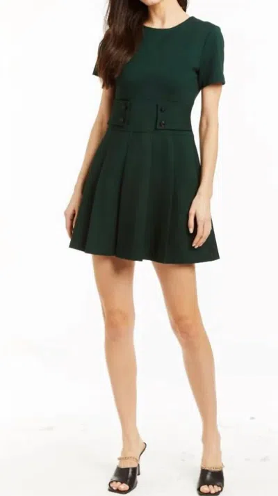 Drew Bryce Dress In Hunter In Green