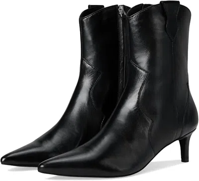 Seychelles Dallas Pointy Toe Western Sock Boot In Black