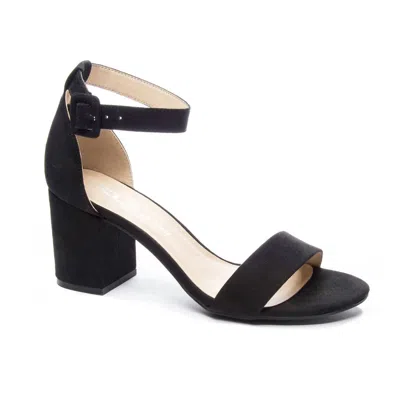 Chinese Laundry Jody Super Suede Heel In Black In Black