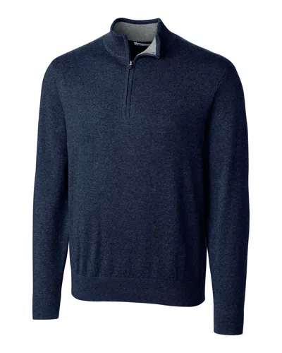 Cutter & Buck Lakemont Tri-blend Mens Quarter Zip Pullover Sweater In Multi