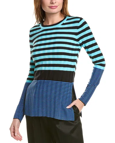 Shop Proenza Schouler Slinky Stripe Sweater In Blue