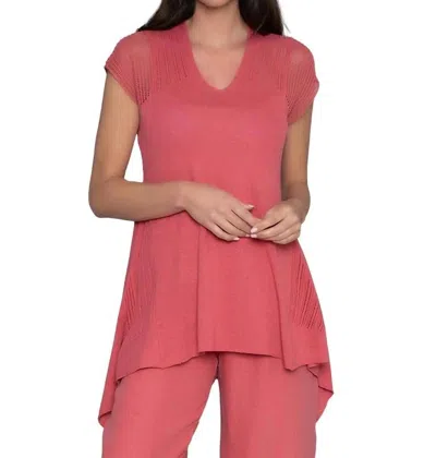 Stella Carakasi Final Touch Sweater In Berry In Pink