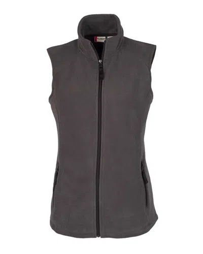 Clique Summit Lady Full Zip Microfleece Vest In Pink
