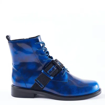 Cecelia New York Women's Hayden Ankle Boot In Navy In Blue