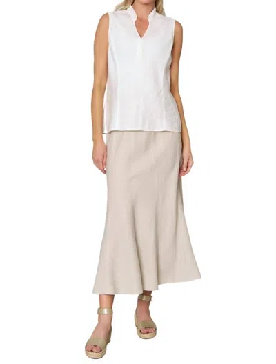 Stella Carakasi In Line Top In Soft White In White