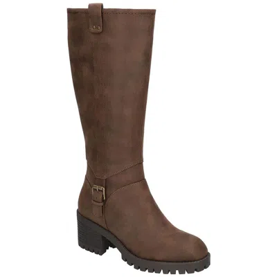 Bella Vita Lorielle Womens Zipper Round Toe Mid-calf Boots In Gold