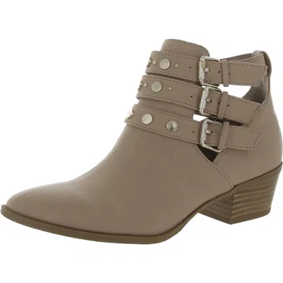 Circus By Sam Edelman Henna Womens Faux Leather Studded Ankle Boots In Multi