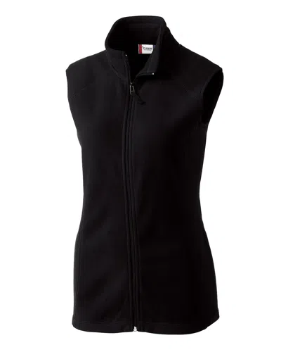 Clique Summit Lady Full Zip Microfleece Vest In Black