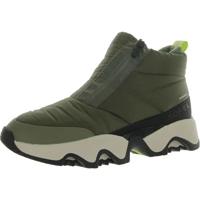 Sorel Kinetic Impact Puffy Sneaker Boot In Green