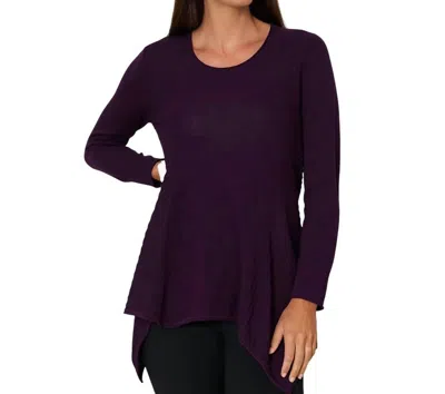 Stella Carakasi Just Right Sweater In Amethyst In Green