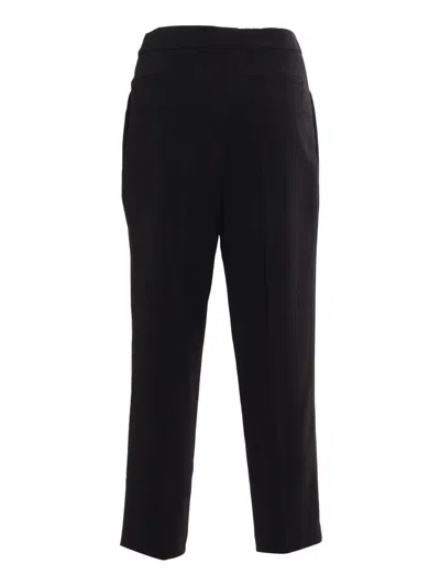 Elisabetta Franchi Cropped Tailored Pants In Black