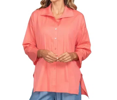Stella Carakasi New Attitude Shirt In Coral In Pink