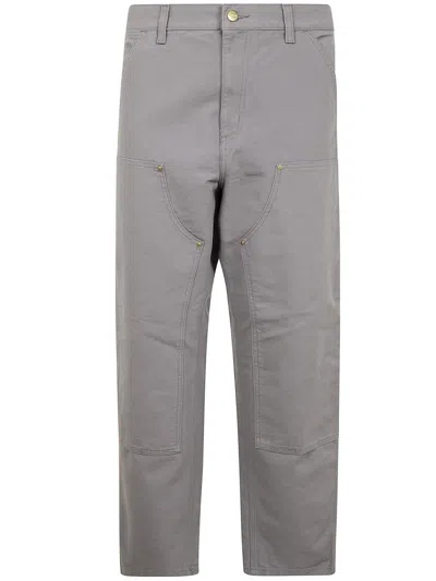 Carhartt Single Knee Pant Sonyc Silver In Cotton In Grey
