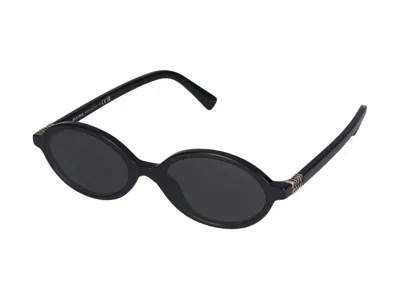 Miu Miu Nero Acetate Sunglasses In Black