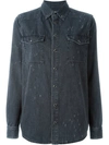 Givenchy Distressed Denim Shirt