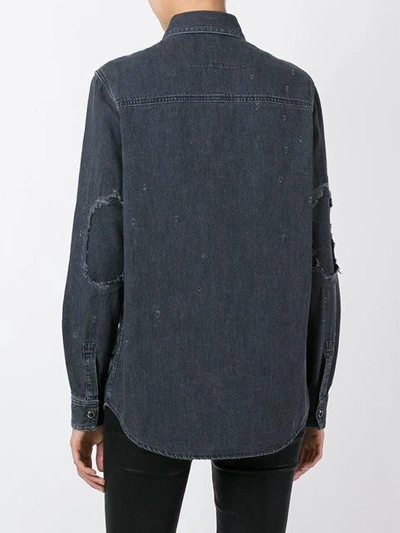 Givenchy Distressed Denim Shirt