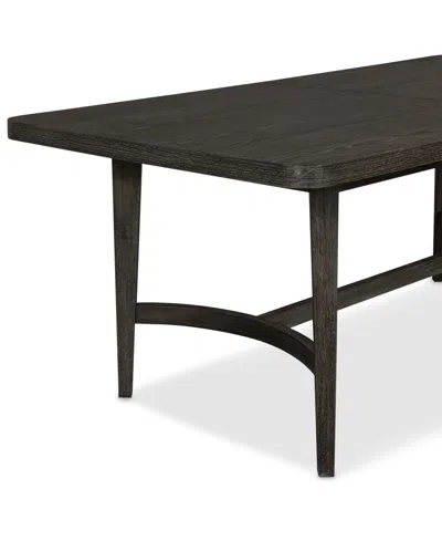 Macy's Griffith Rectangular Dining Table In Dark Gray