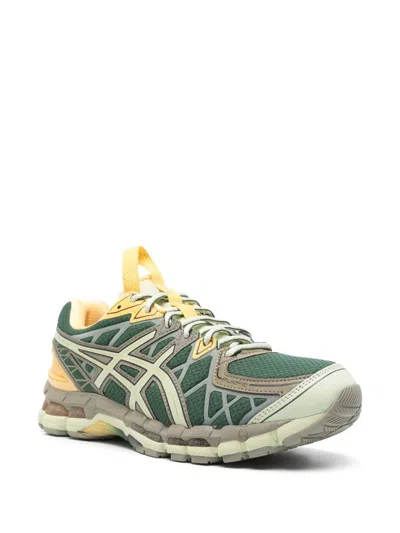 Asics Multicolor Mesh And Rubber Gel-kayano 20 Sneakers In Green