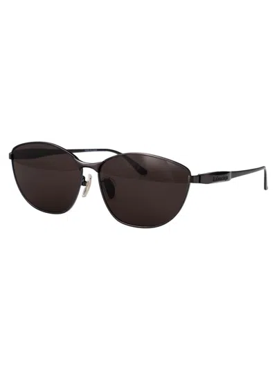 Balenciaga Grey Cat Eye Ladies Sunglasses Bb0335s 001 65 In Grey-grey-grey