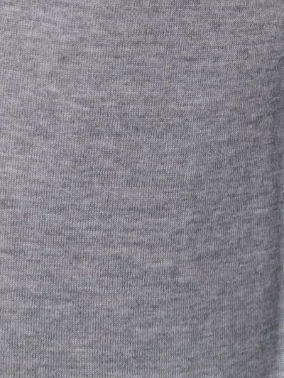 Thom Browne Gray 4-bar Sweater In Pale Grey