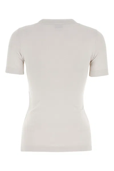 Balenciaga Beverly Hills Embroidered T-shirt In Light Grey