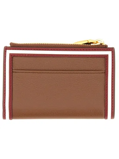 Bally Code Wallet In Brown