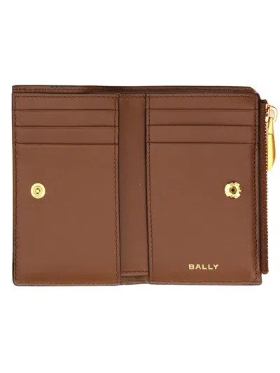 Bally Code Wallet In Brown
