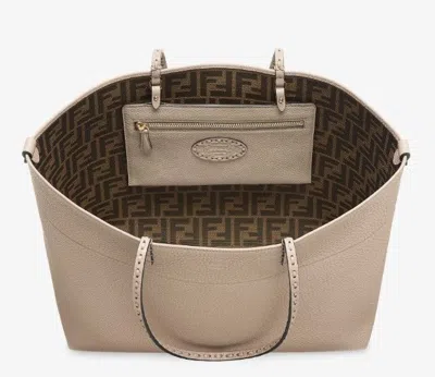 Fendi Women's Roll Shoulder Bag In Grey