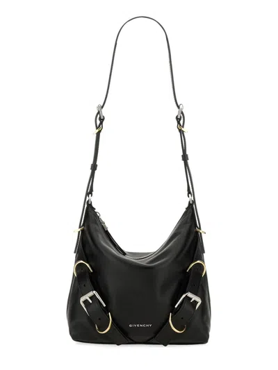 Givenchy Voyou Crossbody Bag In Leather In Black